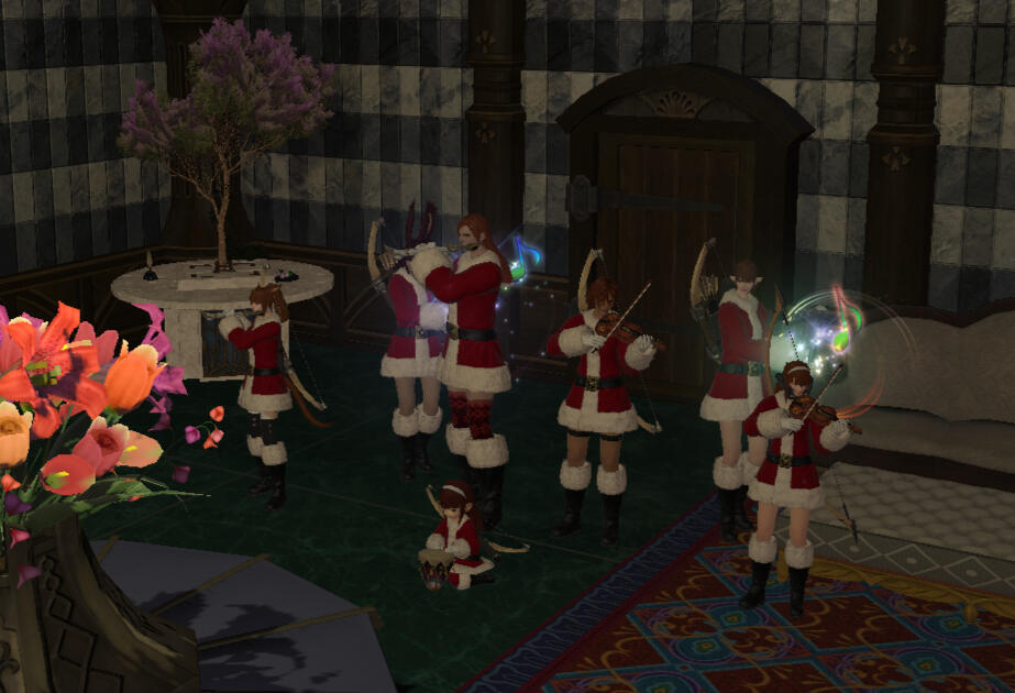Christmas carolling with the Lassies