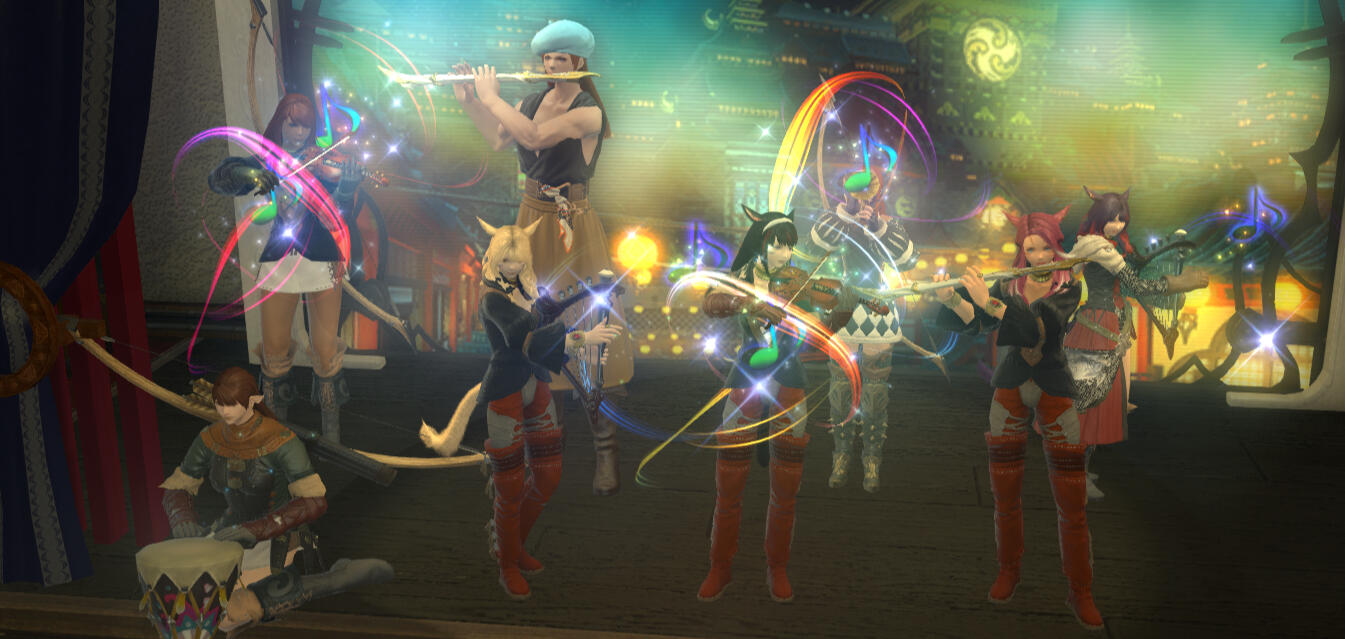 The Lassies collaborated with the Bards of Light to perform at the Bards & Brews night on Marlboro, Crystal